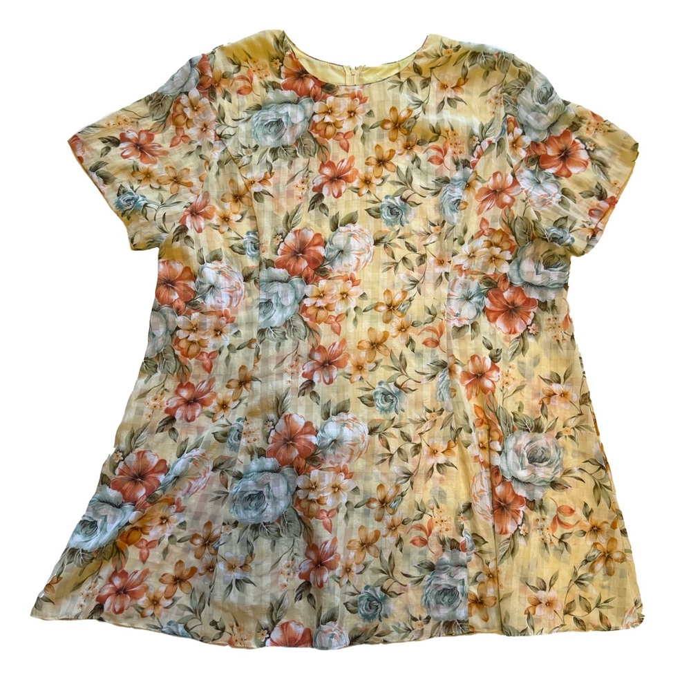 Floral Print Women's Shift Dress